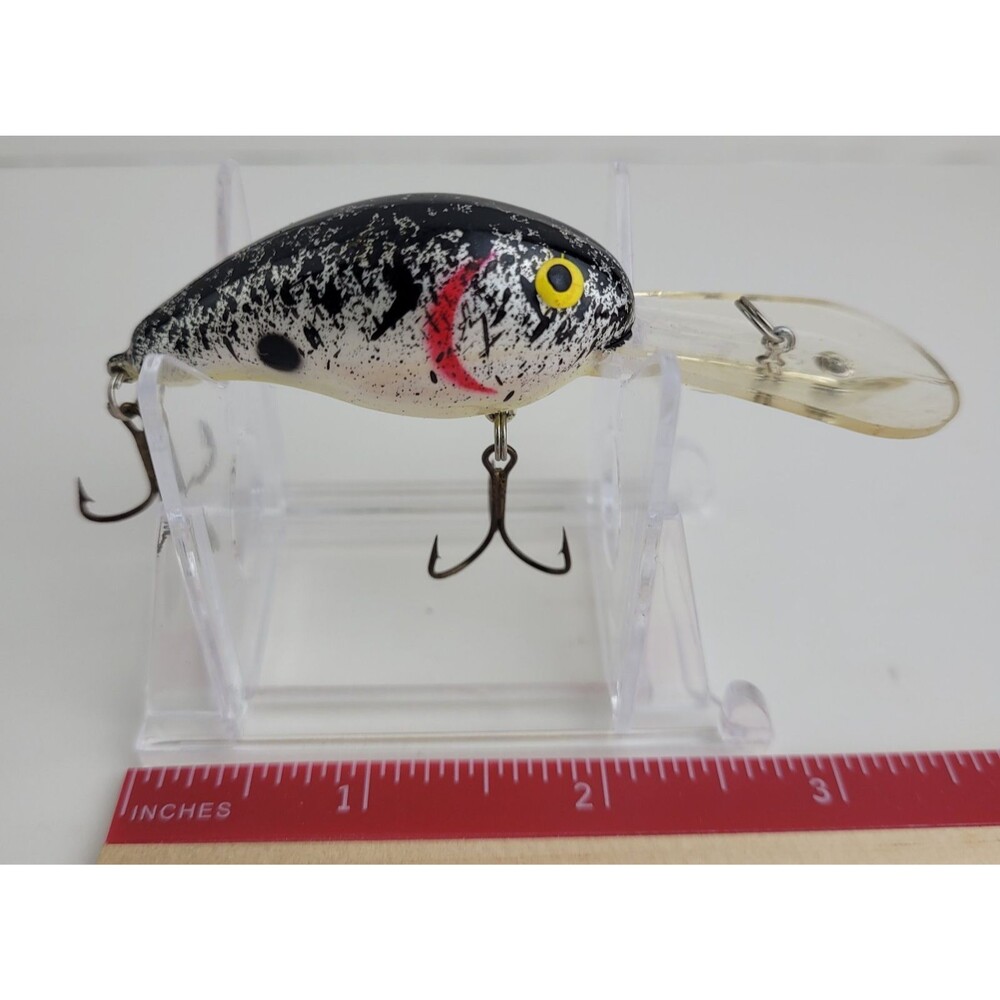 Vintage Bandit 200 Series Spatter Back 2" Crankbait 1/4 oz. Diving Fishing Lure